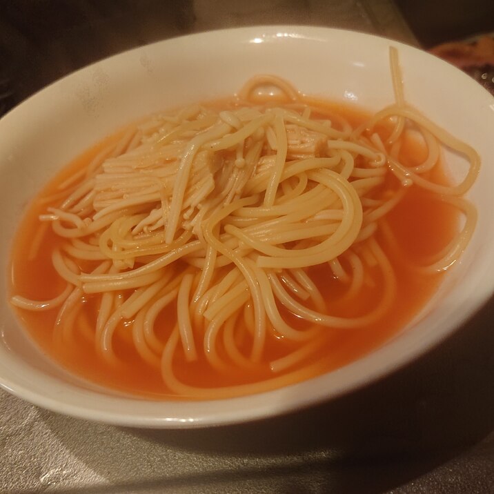 トマトケチャップスープパスタ